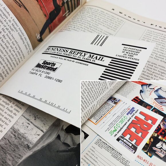 Sports Illustrated Swimsuit Magazine 1992 Kathy Ireland Tiger Woods Near Mint NM - Picture 7 of 10